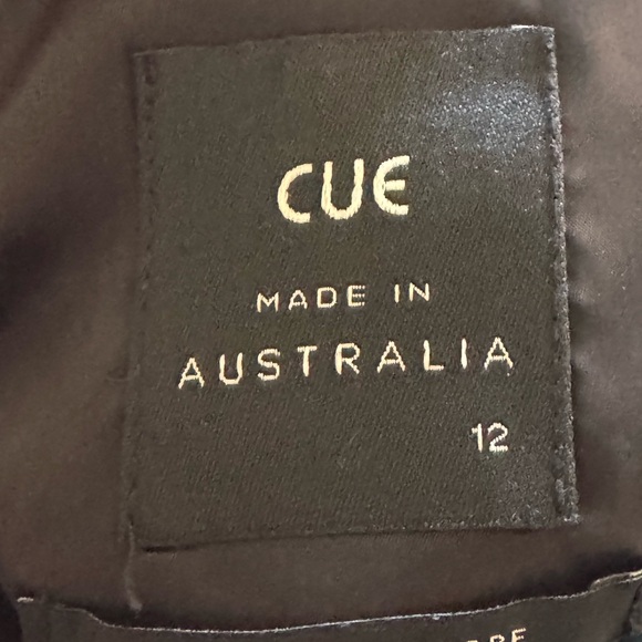 Cue Asymmetrical Teal Dress Australia sz12 - Picture 5 of 6